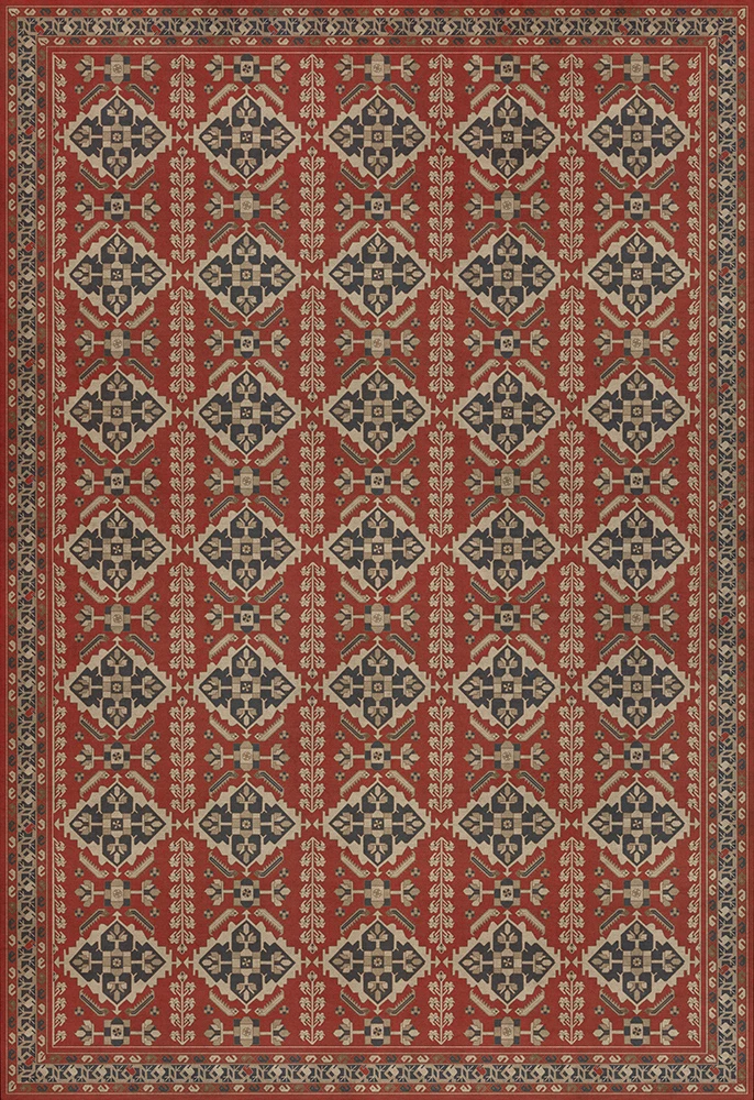 Hamadan Kismet - vinyl floor cloth 96x140