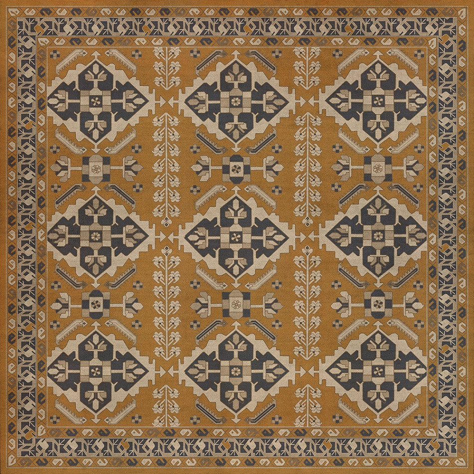 Hamadan Noor - vinyl floor cloth 60x60