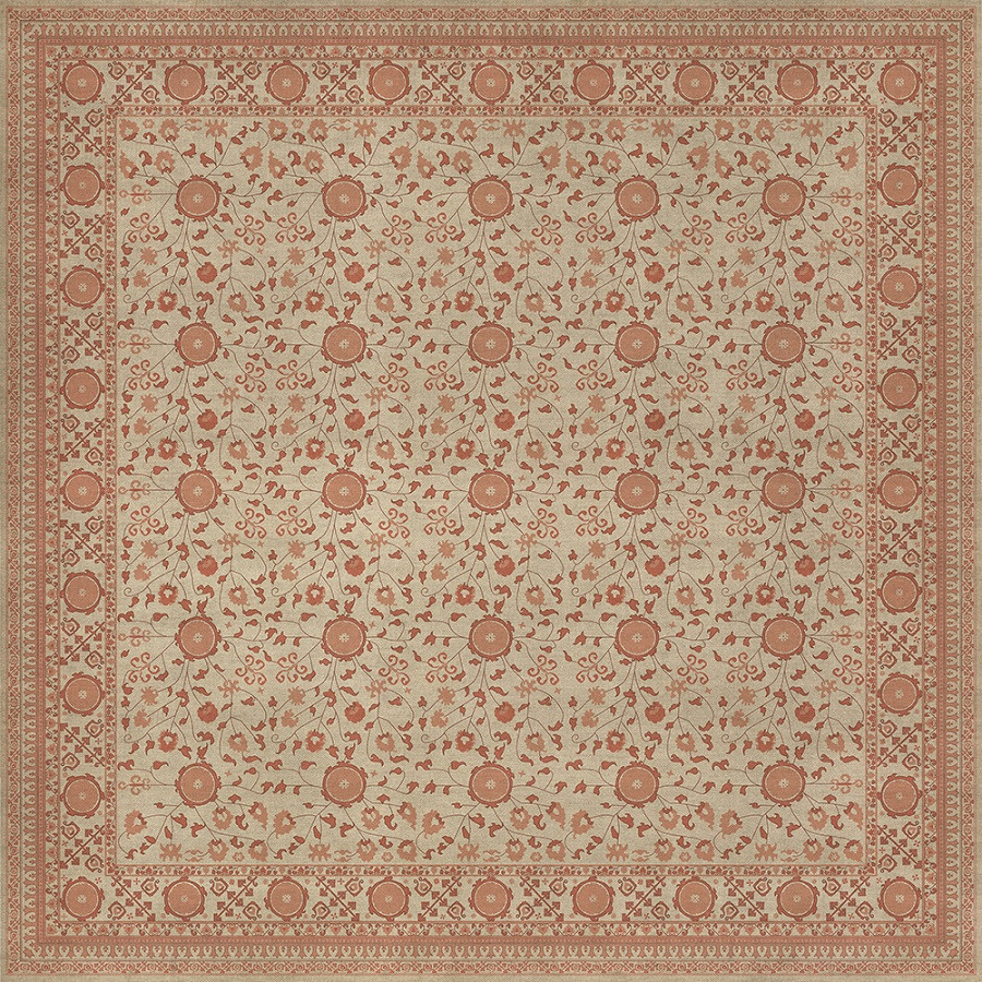 Samarkand Gazal - vinyl floor cloth 120x120