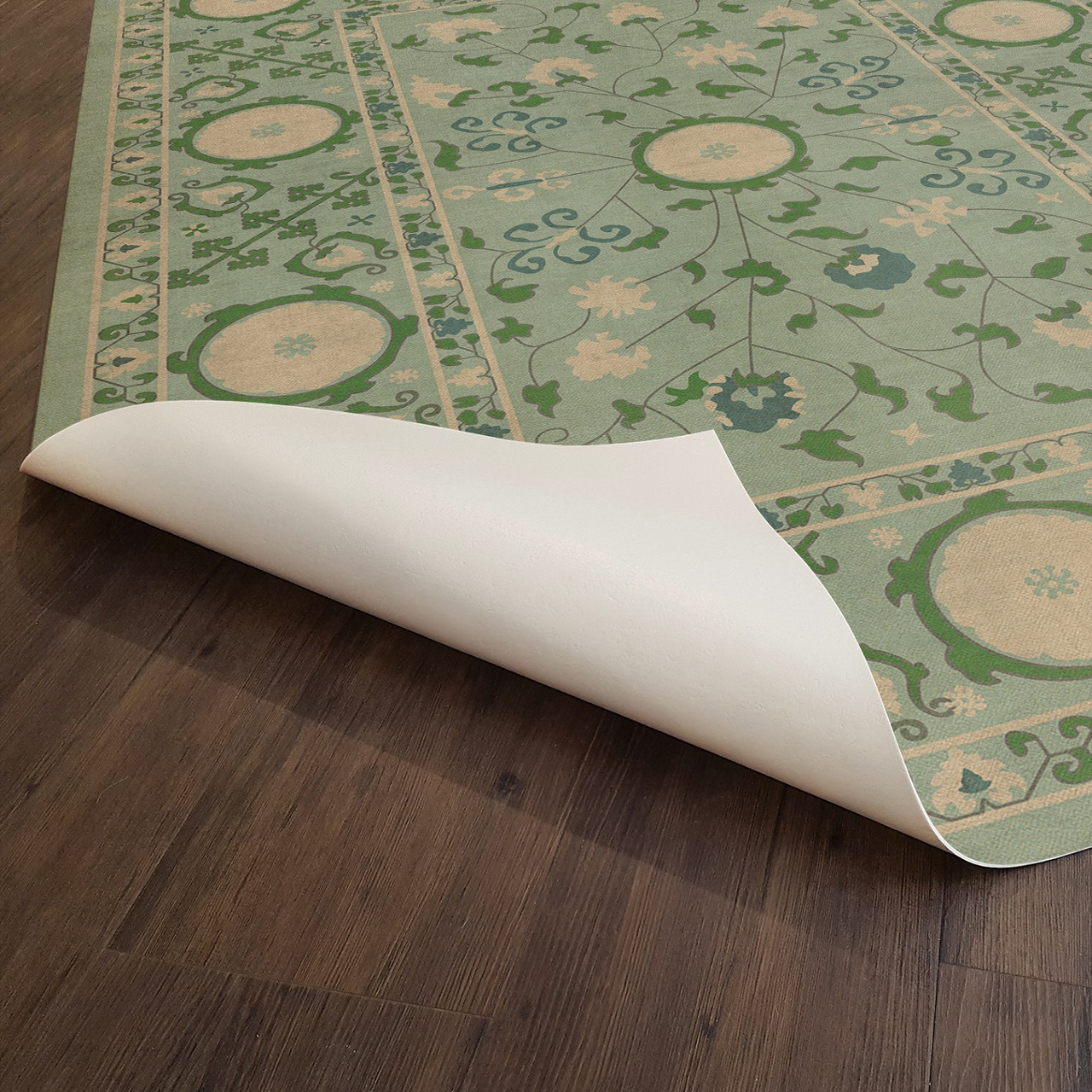 Samarkand Jonona - vinyl floor cloth underside 