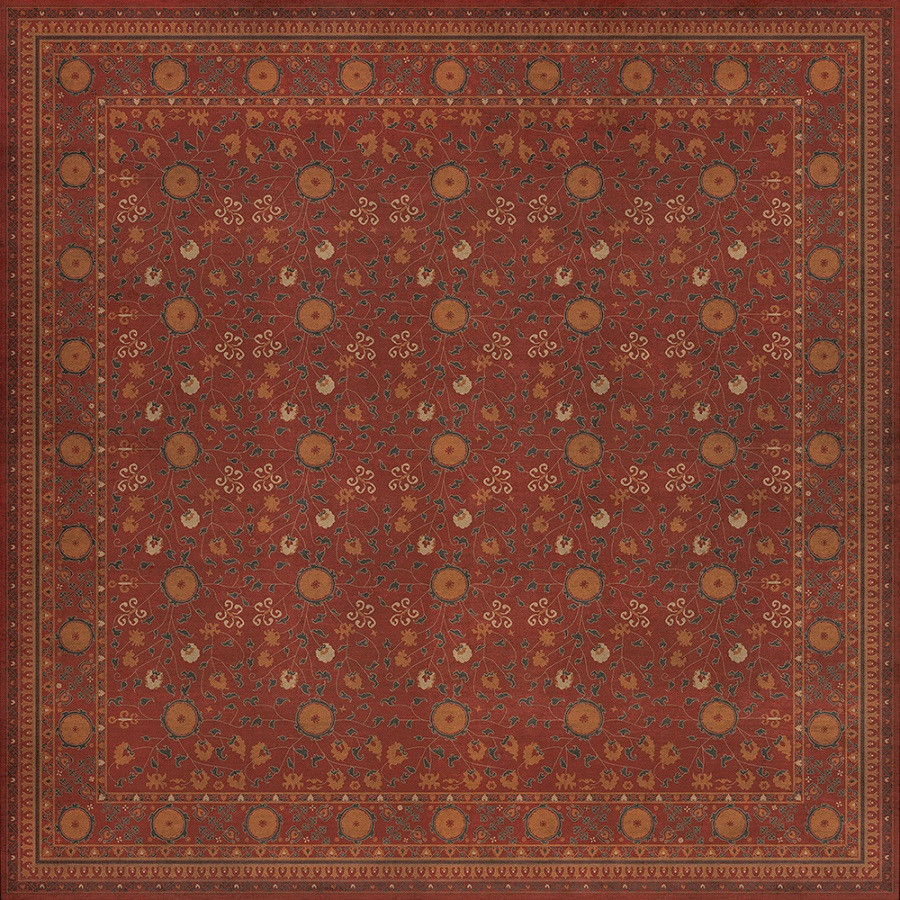 Samarkand Lola - vinyl floor cloth 120x120