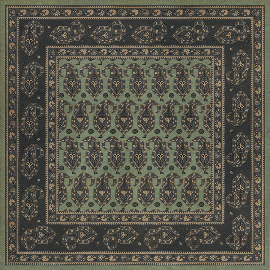 Kintala Dariav - vinyl floor cloth 48x48