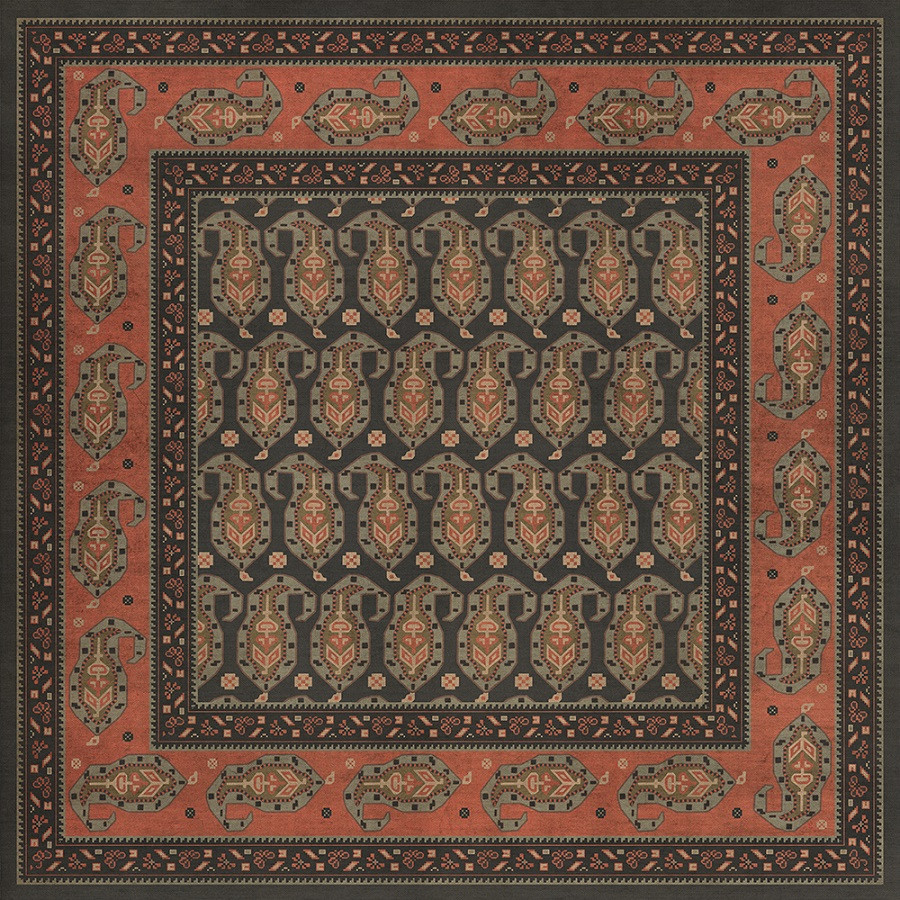 Kintala Drabarni - vinyl floor cloth 48x48
