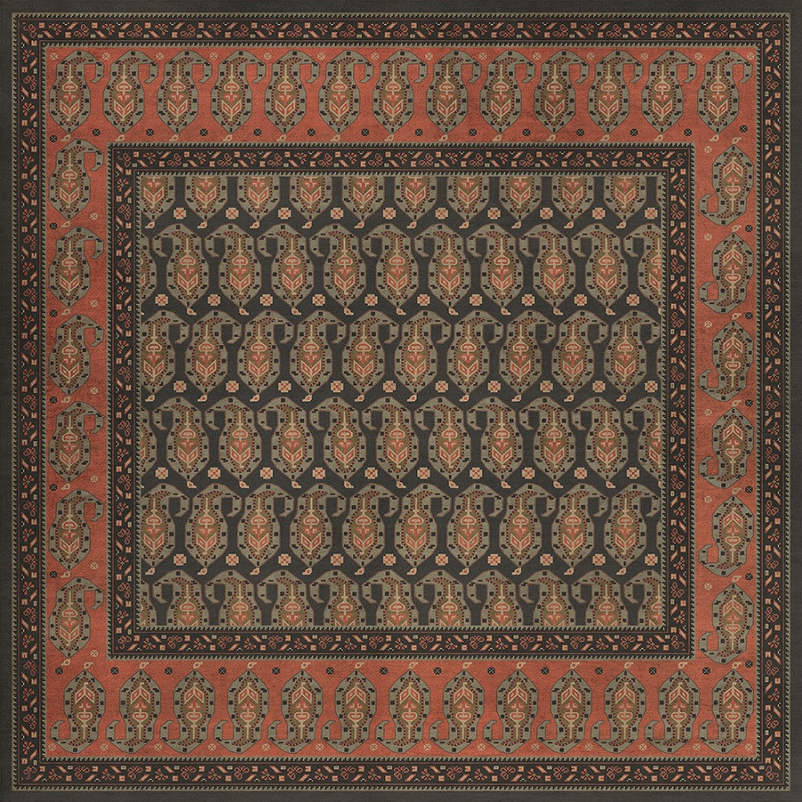 Kintala Drabarni - vinyl floor cloth 60x60