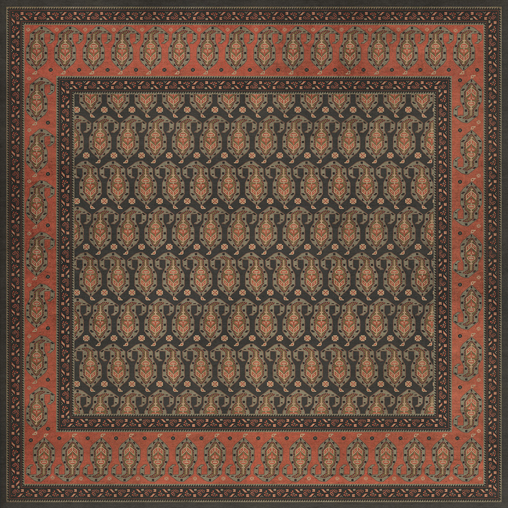 Kintala Drabarni - vinyl floor cloth 72x72