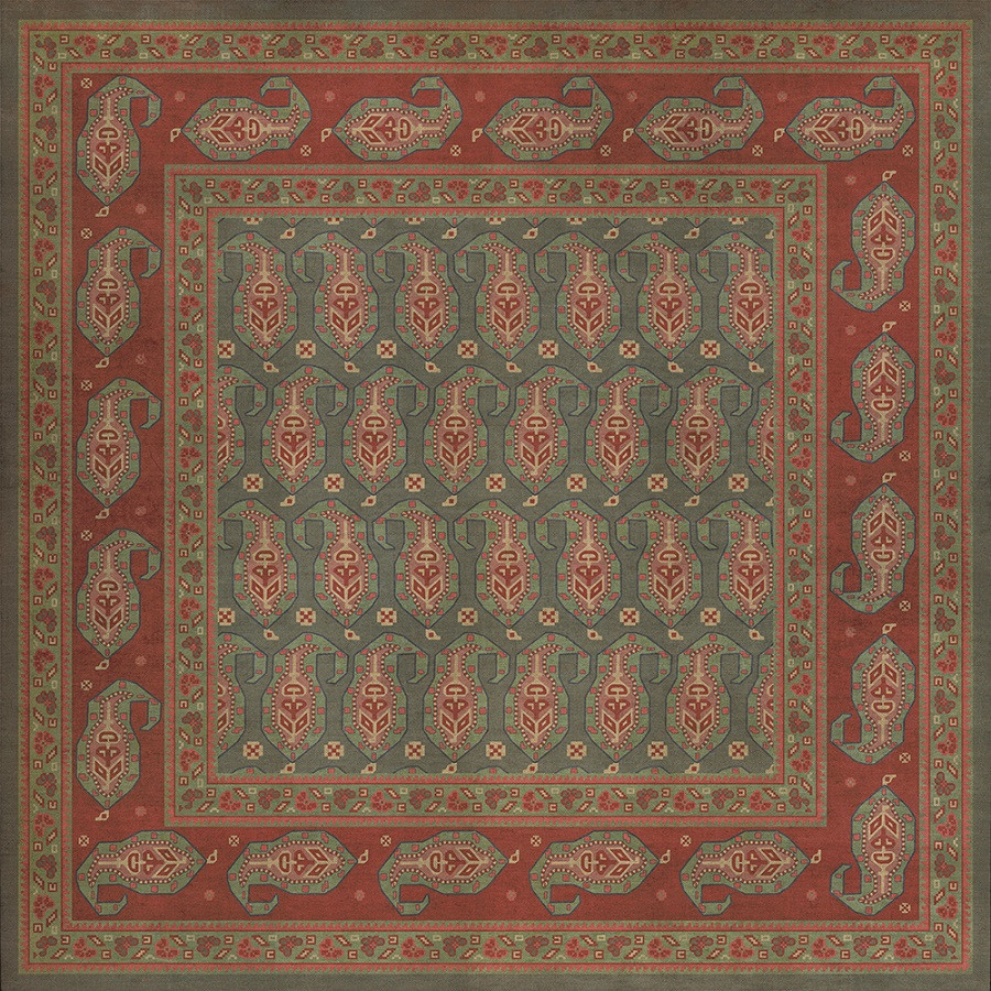 Kintala Mora - vinyl floor cloth 48x48