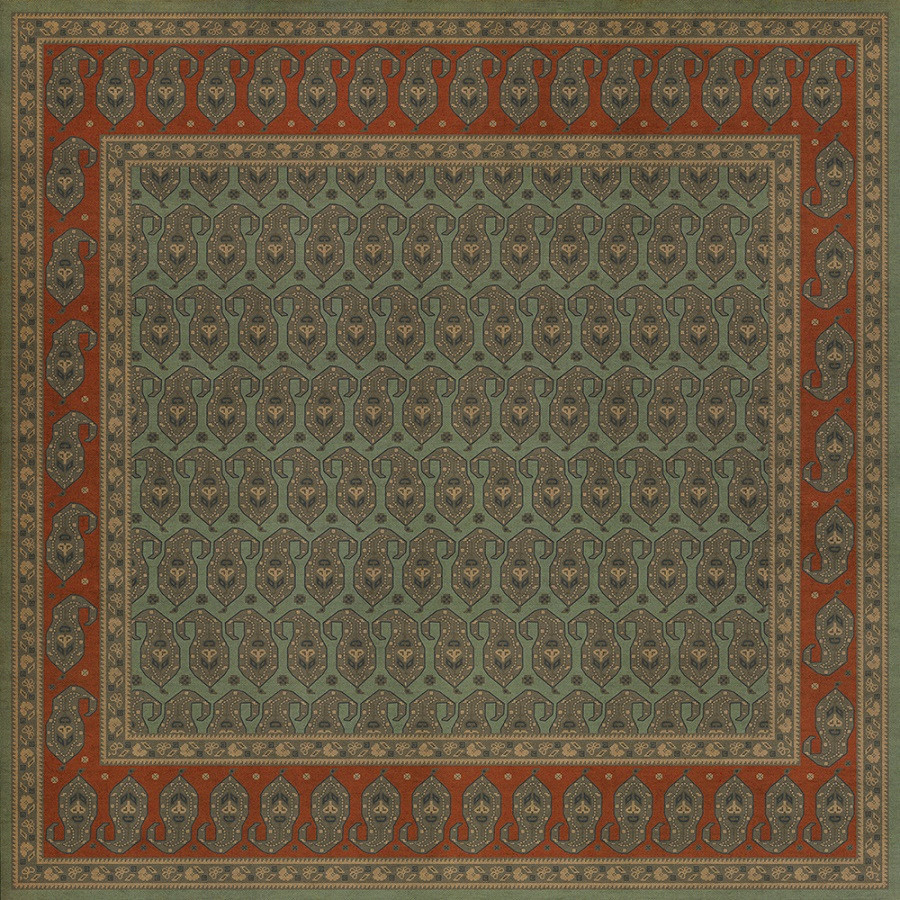 Kintala Nuri - vinyl floor cloth 72x72