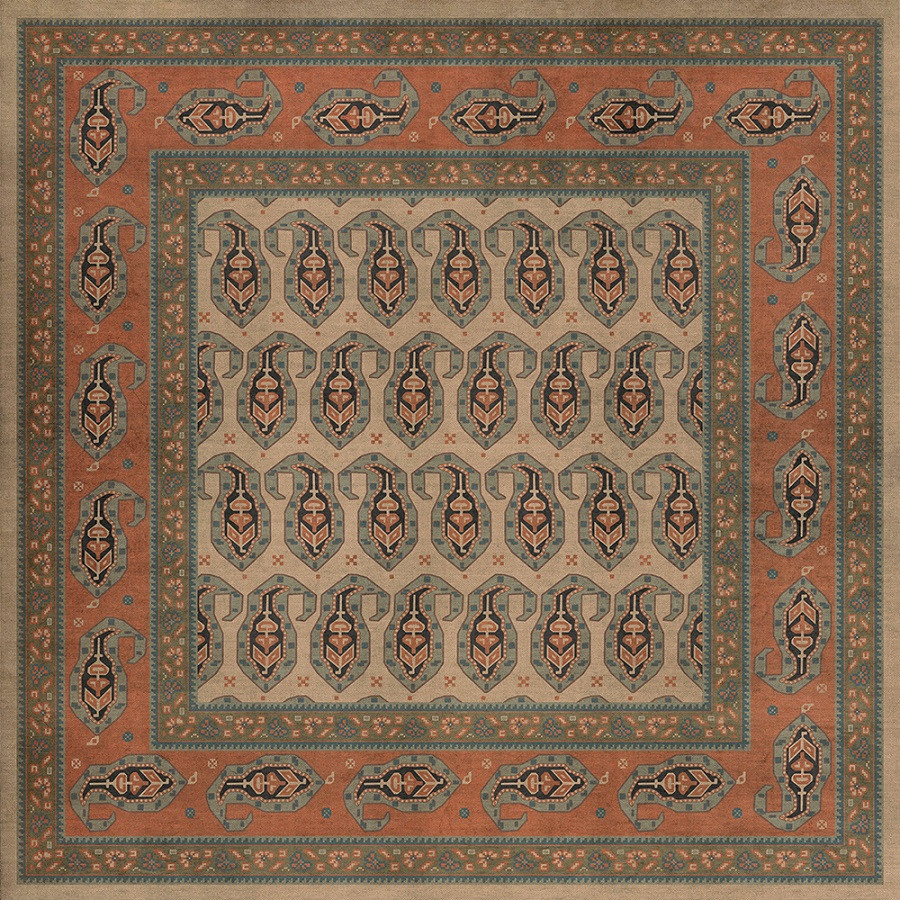 Kintala Rakli - vinyl floor cloth 48x48