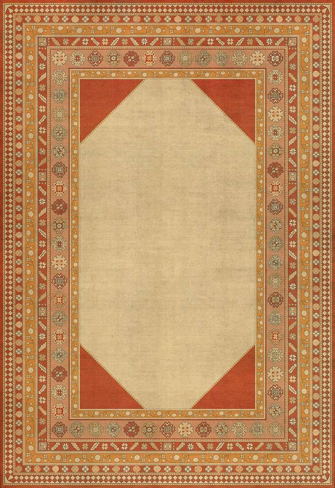 Lombalo Anoush - vinyl floor cloth sizes 84x120, 96x140