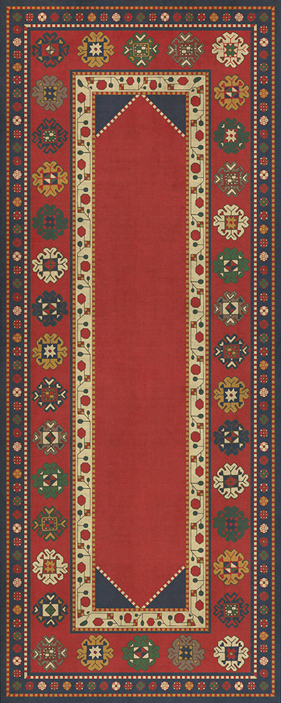 Lombalo Ashkar - vinyl floor cloth sizes 30x75, 36x90