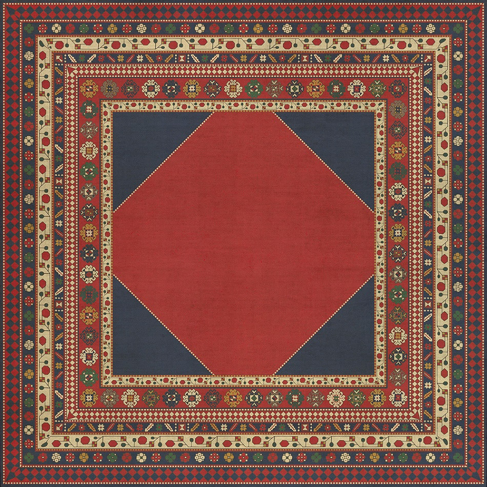 Lombalo Ashkar - vinyl floor cloth 120x120