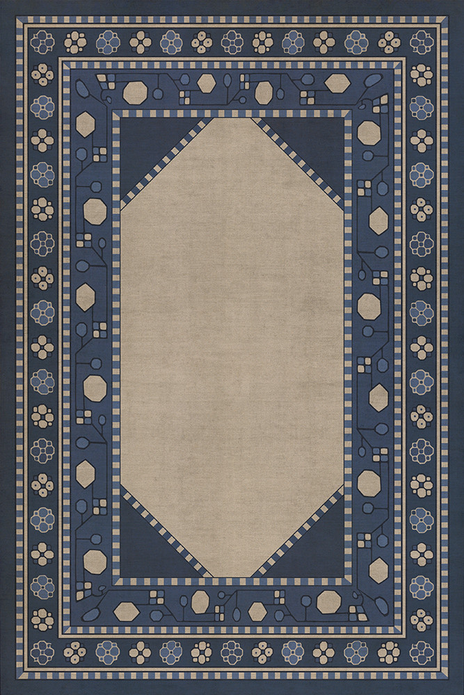 Lombalo Gradaren - vinyl floor cloth sizes 20x30, 24x36