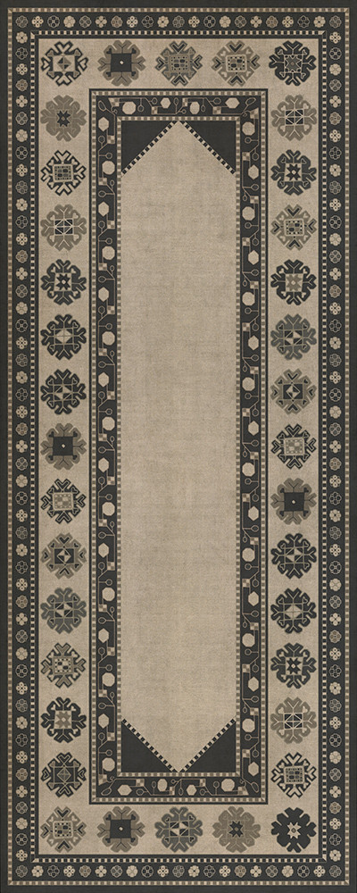 Lombalo Kami - vinyl floor cloth sizes 36x90, 30x75