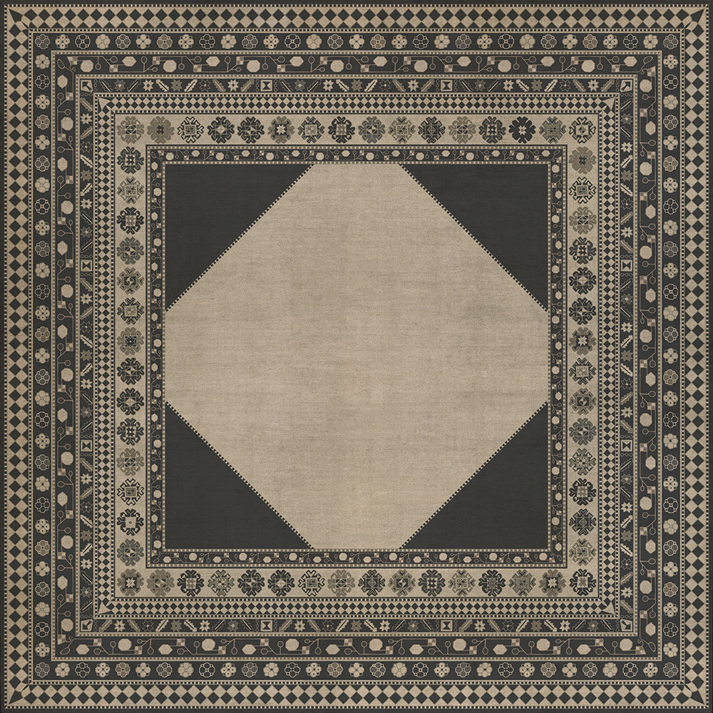 Lombalo Kami - vinyl floor cloth 120x120