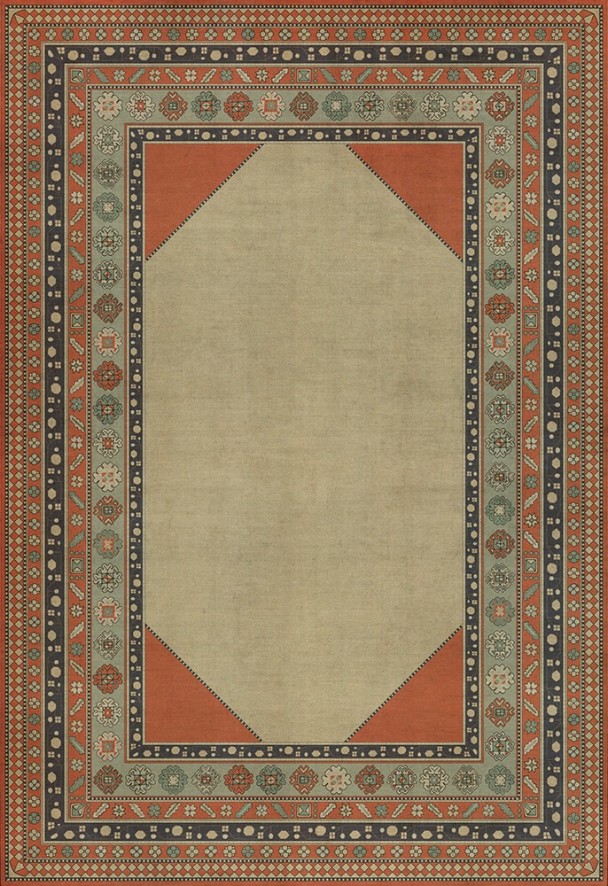 Lombalo Nazeli - vinyl floor cloth sizes 84x120, 96x140