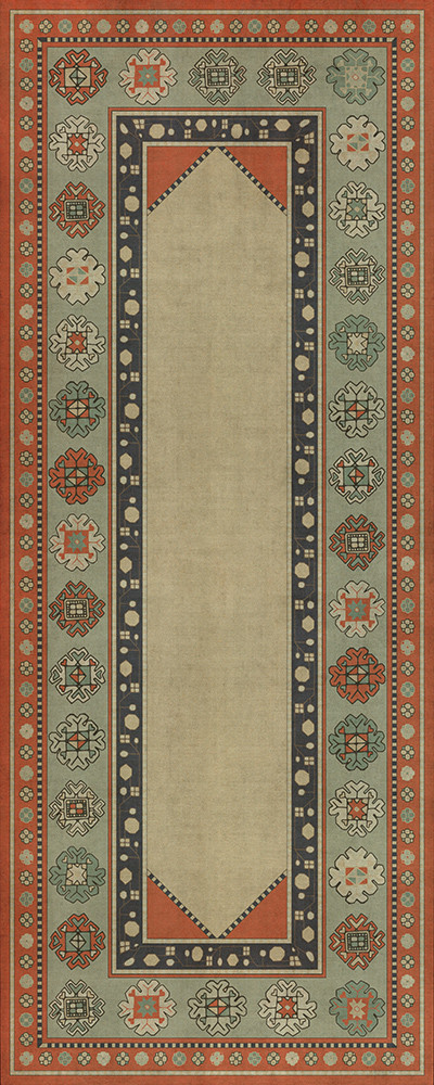 Lombalo Nazeli - vinyl floor cloth sizes 30x75, 36x90