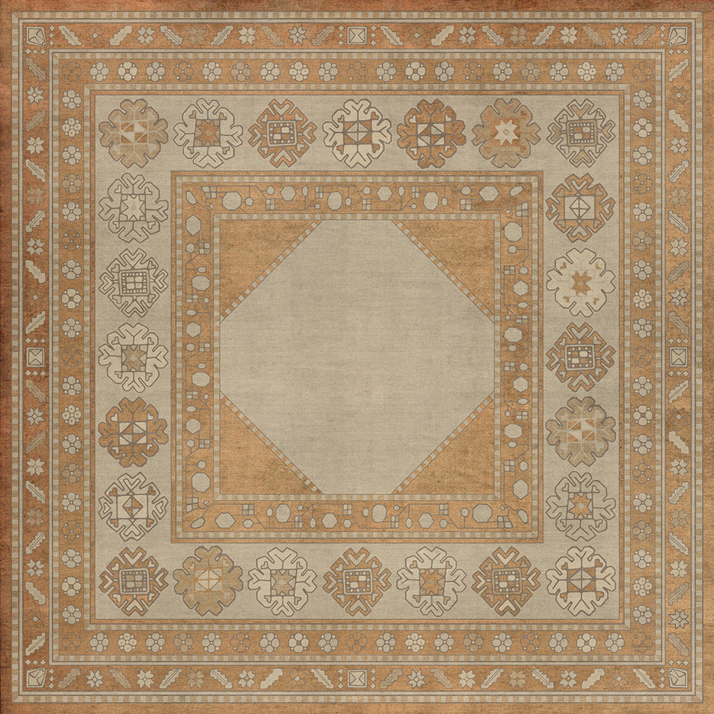 Lombalo Oski - vinyl floor cloth 48x48