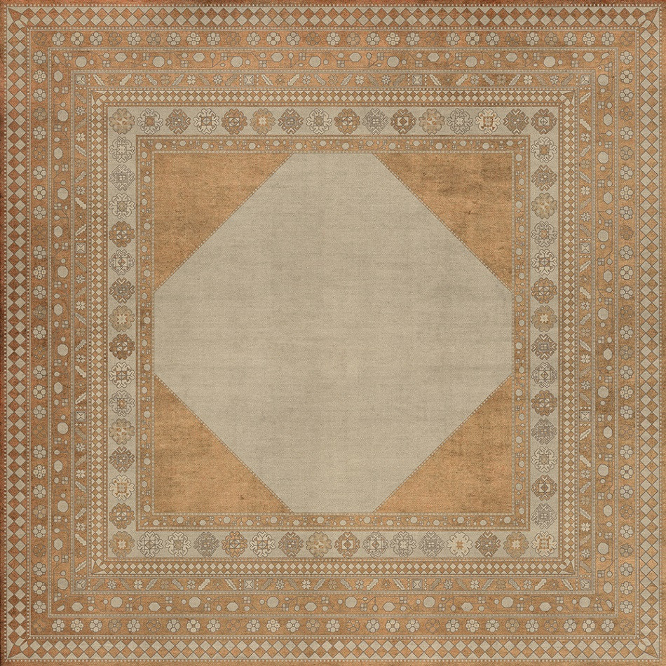 Lombalo Oski - vinyl floor cloth 120x120