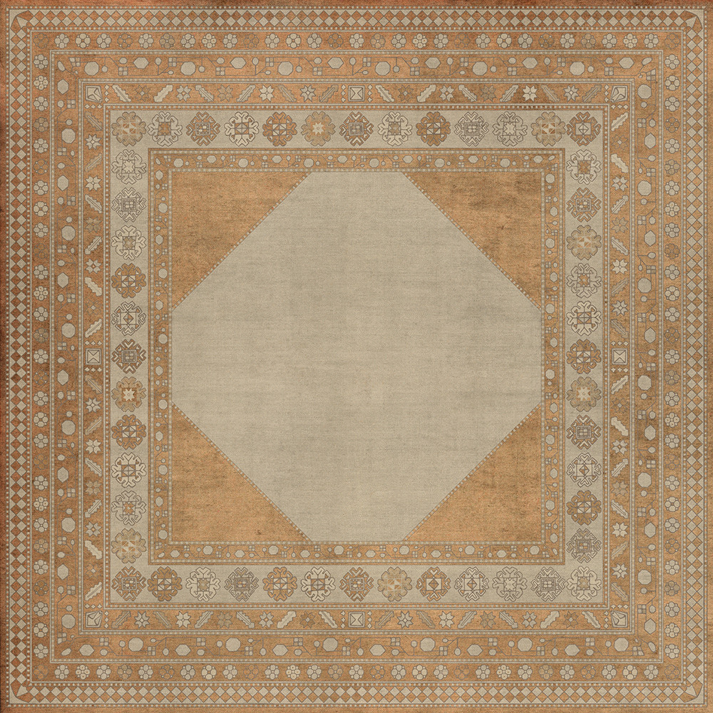 Lombalo Oski - vinyl floor cloth sizes 84x84, 96x96
