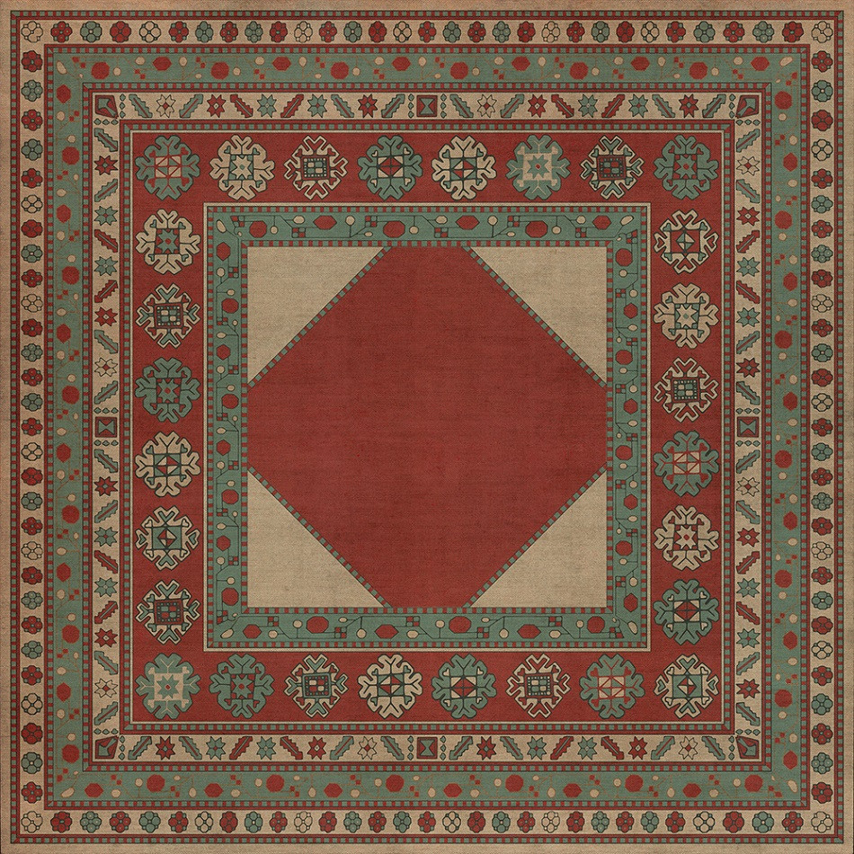 Lombalo Zartar - vinyl floor cloth 60x60