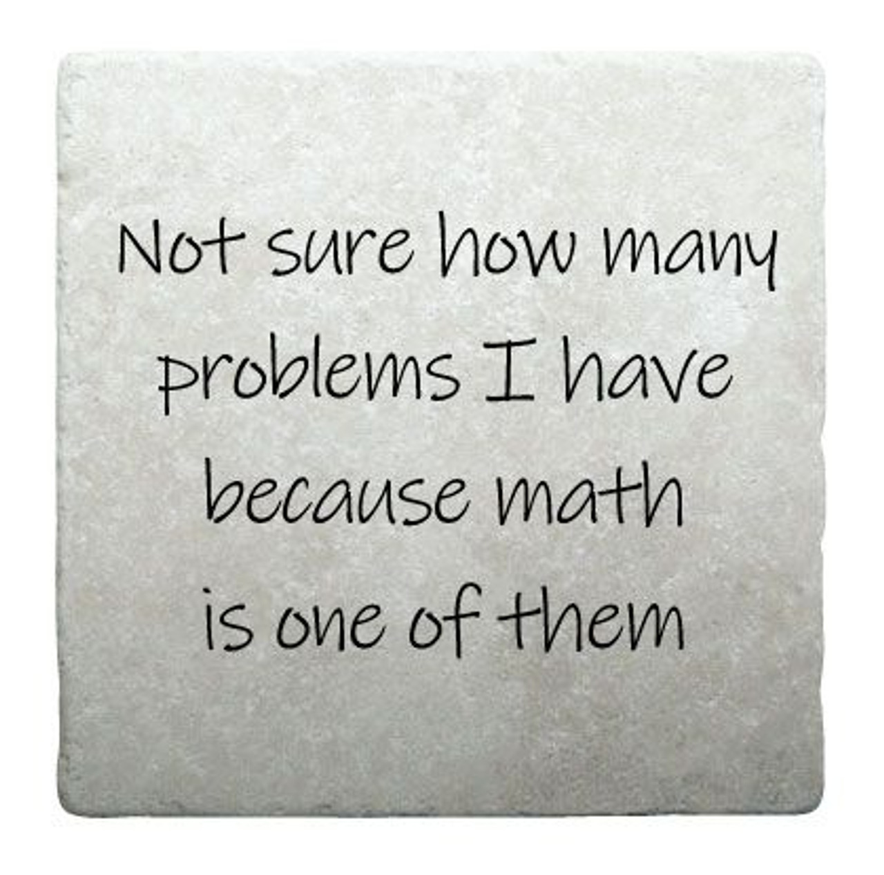 Math Problem drink coaster