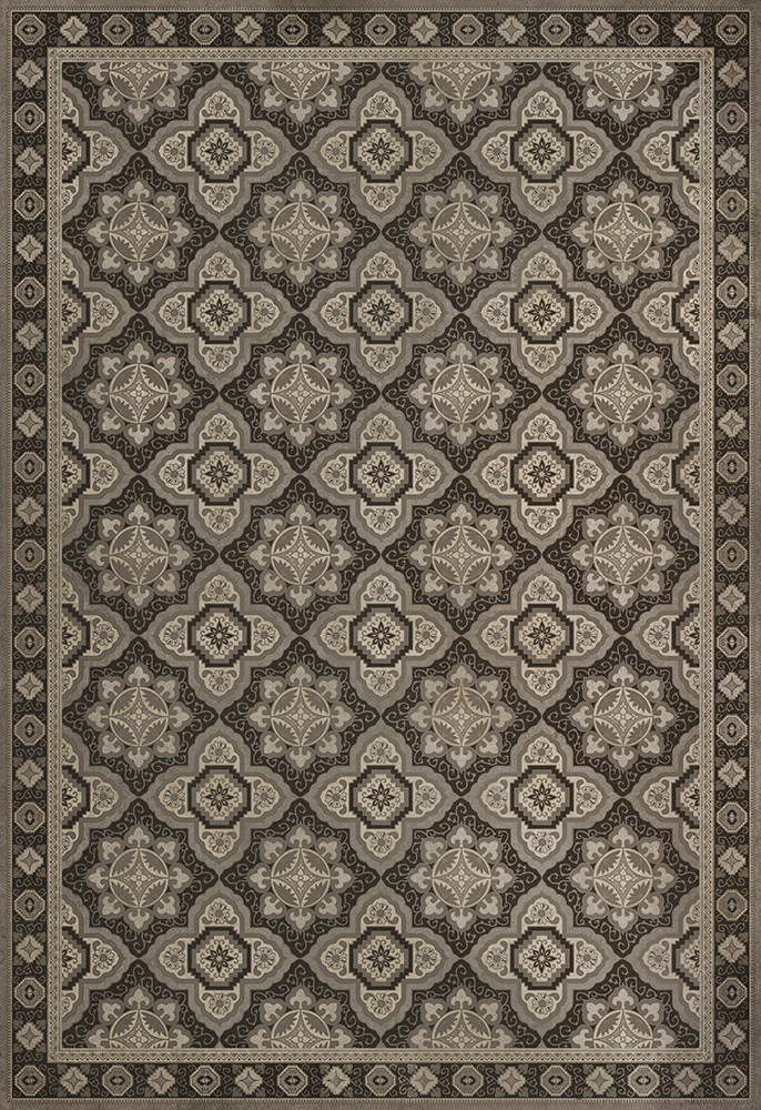 Williamsburg Antiquary First Edition - vinyl floor cloth sizes 20x30, 24x36, 38x56, 52x76, 70x102