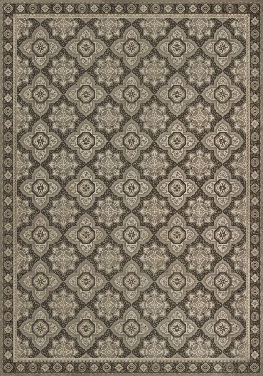Williamsburg Antiquary First Edition - vinyl floor cloth size 84x120