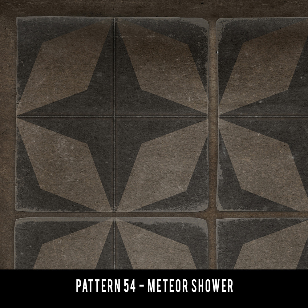 pattern 54 meteor shower swatch sample