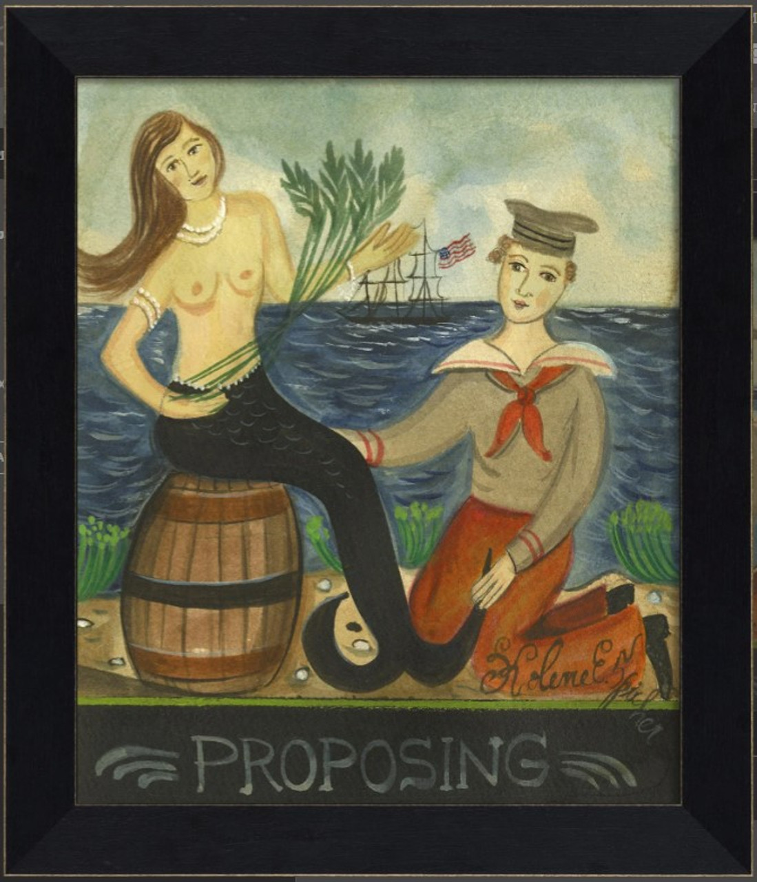 proposing to mermaid