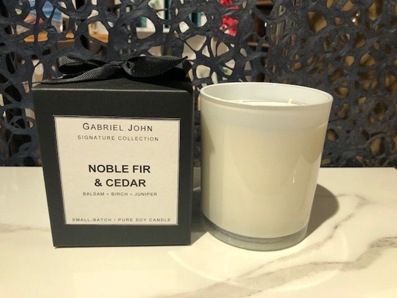 noble fir and cedar candle