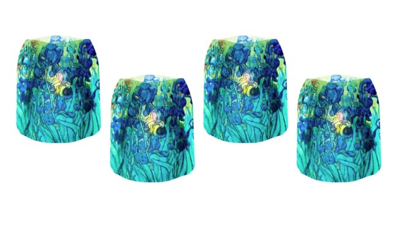 Vincent Van Gogh Irises Luminary set of 4