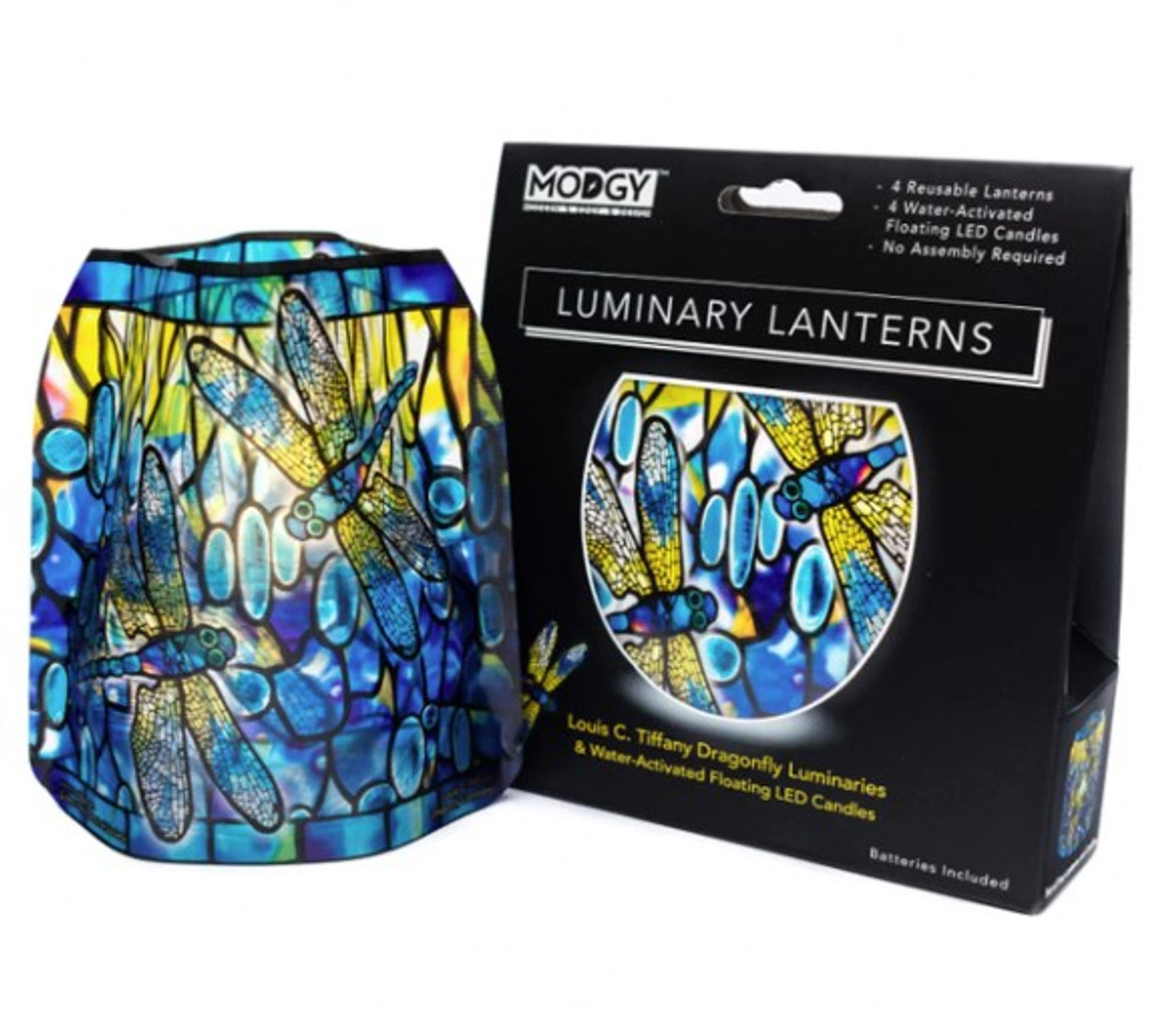 Louis C. Tiffany Dragonfly Luminary set of 4 LED Louis C. Tiffany Dragonfly Luminary set of 4 LED