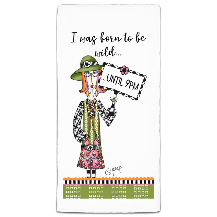 dolly mama rea towel i was born to be wild 