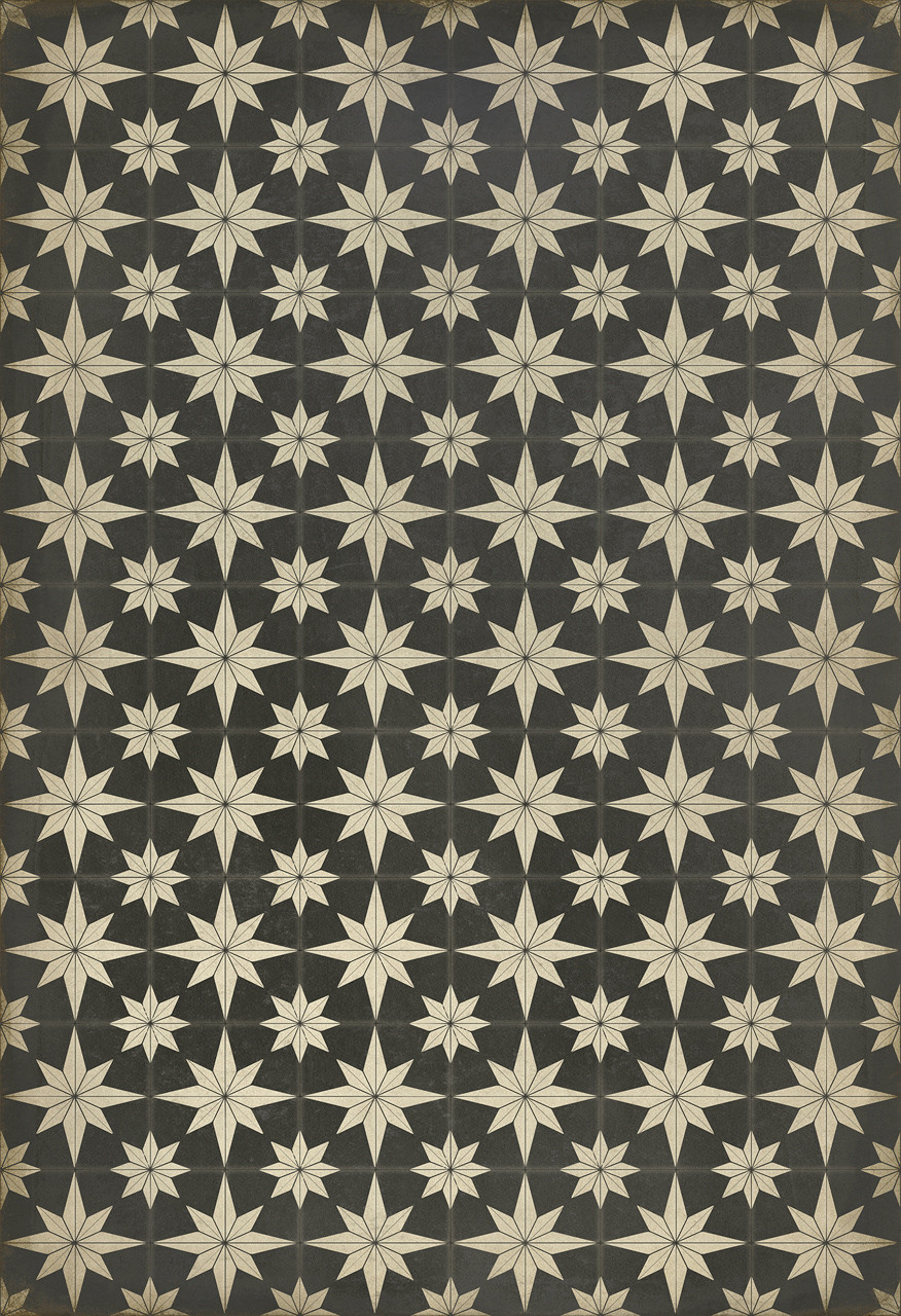 pattern 20 vesper sizes vinyl floor cloth 52x76, 70x102