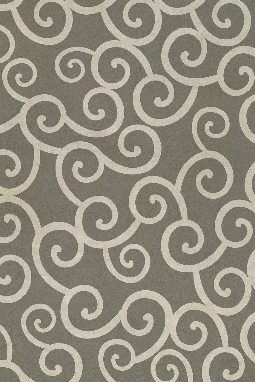 Classic Pattern 4 Captain Ahab (lightly distressed) - vinyl floor cloth sizes 20x30, 24x36, 30x44, 38x56