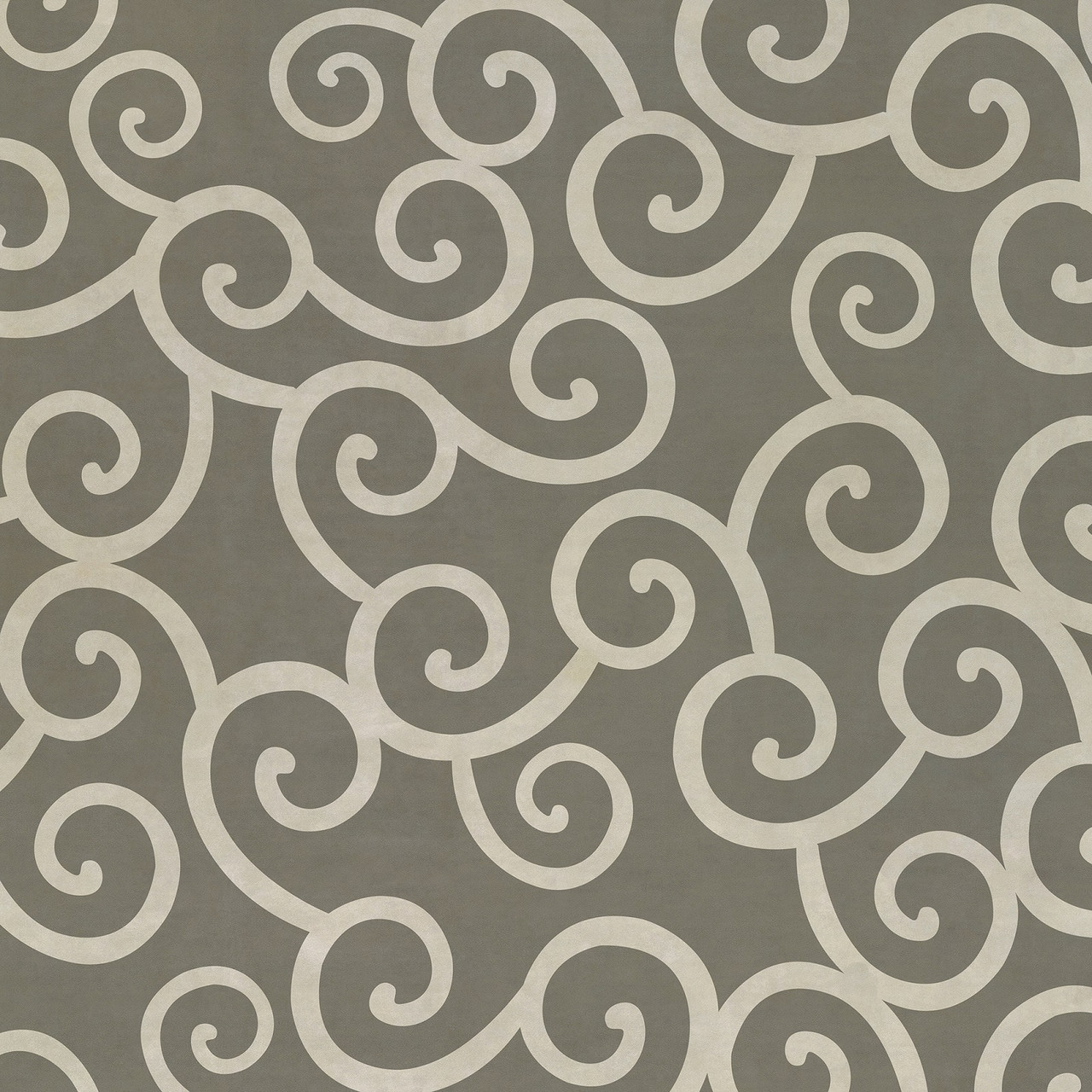 Classic Pattern 4 Captain Ahab (lightly distressed) - vinyl floor cloth sizes 36x36, 48x48