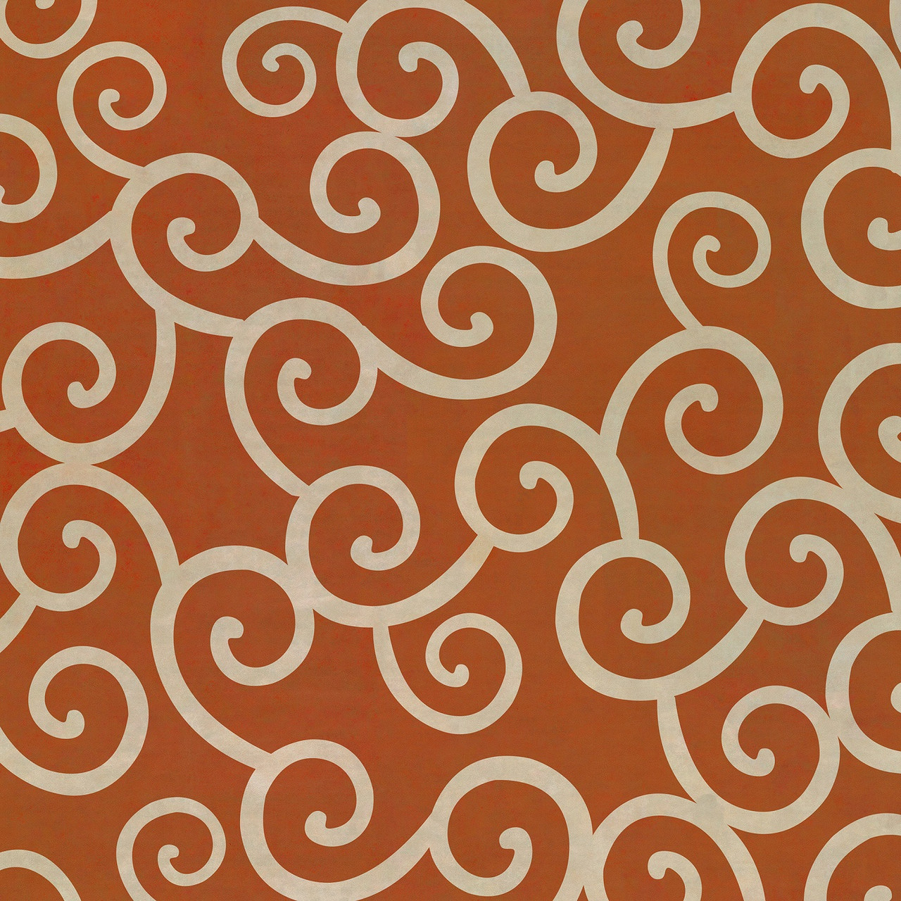 Classic Pattern 4 Captain Nemo (lightly distressed) - vinyl floor cloth sizes 36x36, 48x48