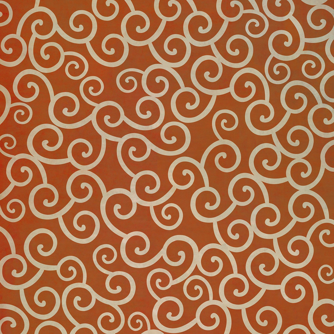 Classic Pattern 4 Captain Nemo (lightly distressed) - vinyl floor cloth sizes 84x84, 96x96, 120x120