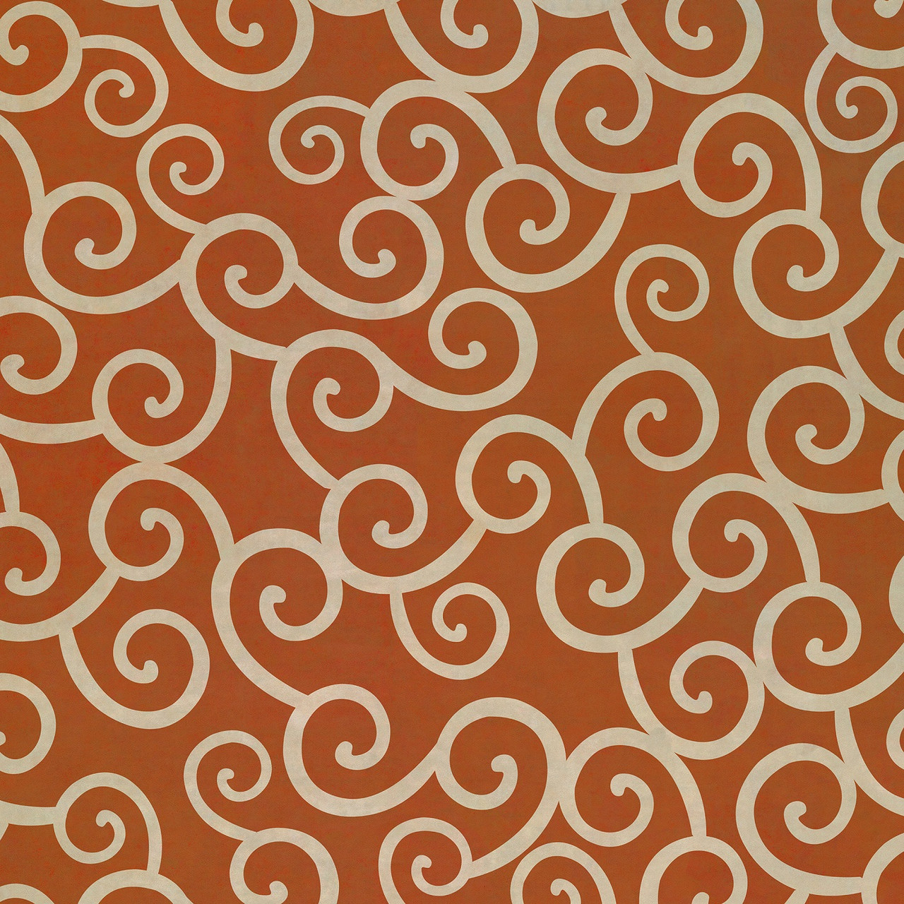 Classic Pattern 4 Captain Nemo (lightly distressed) - vinyl floor cloth sizes 60x60, 72x72