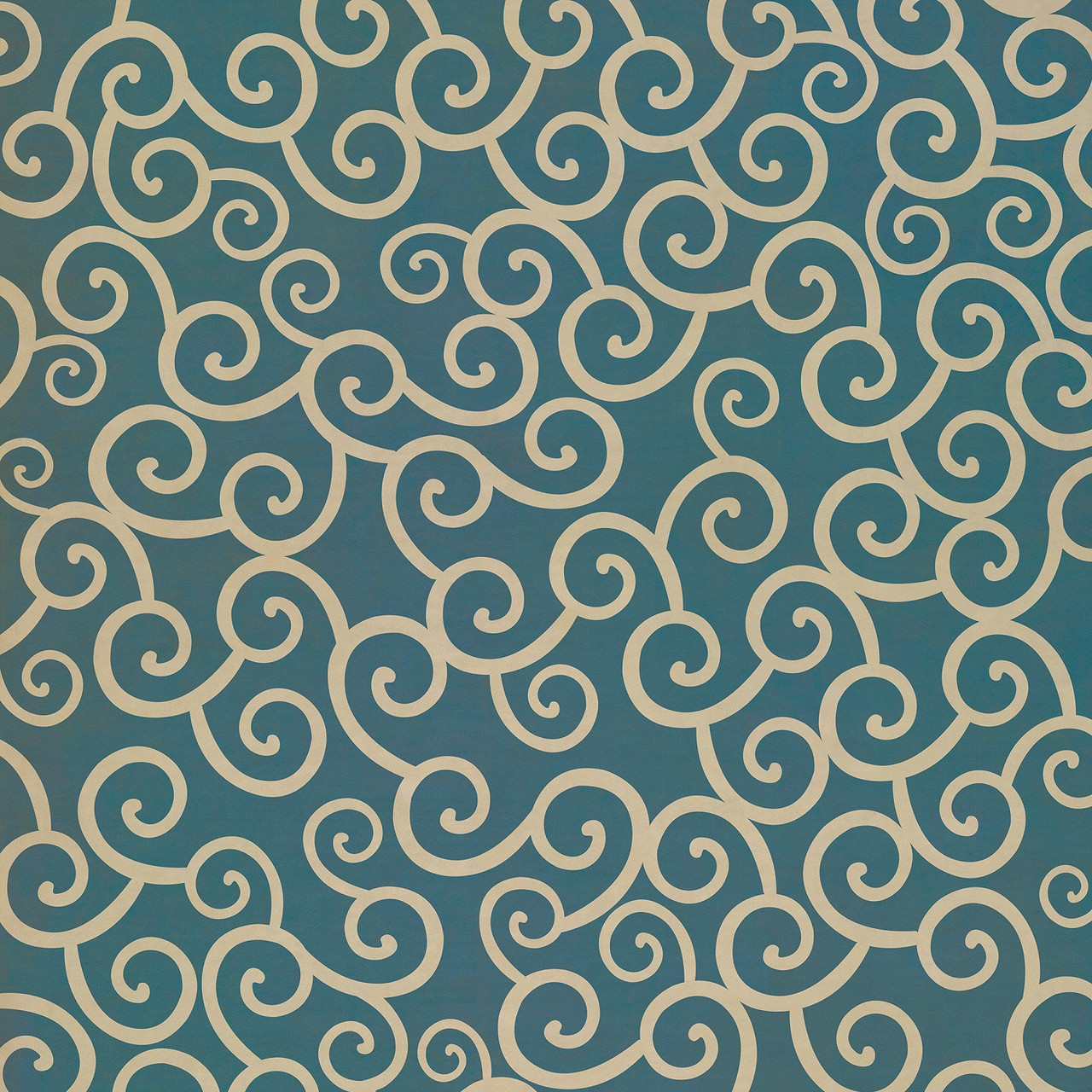 Classic Pattern 4 Tsunami lightly distressed vinyl floor cloth sizes 84x84, 96x96, 120x120