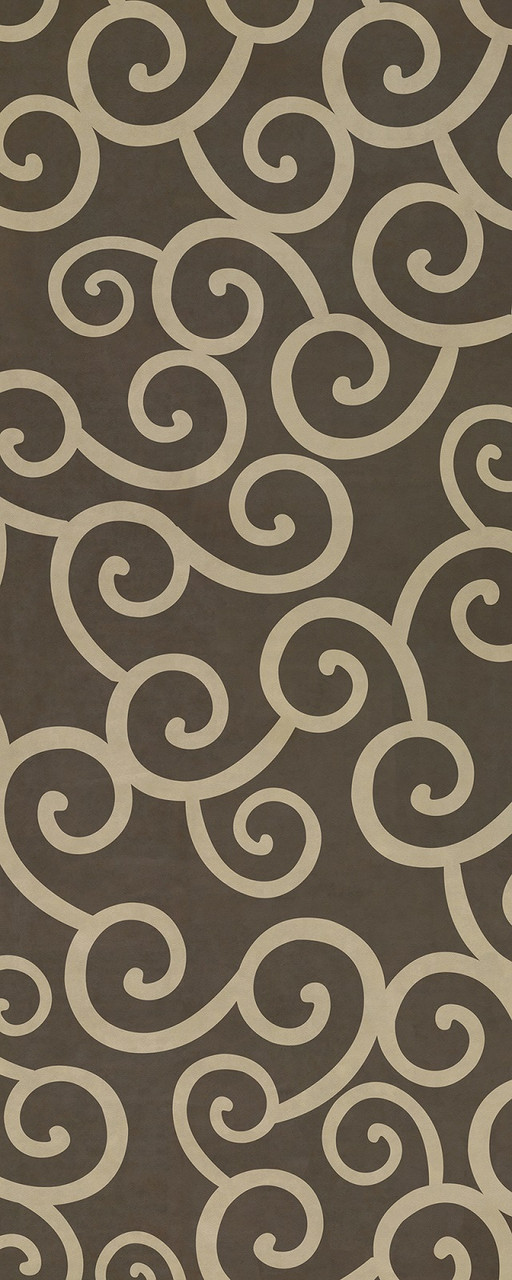 Classic Pattern 4 It Was a Dark and Stormy Night (lightly distressed) - vinyl floor cloth sizes 30x75, 36x90