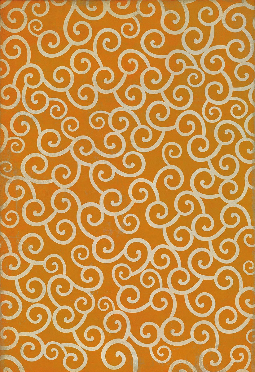 Pattern 4 Salt Water Taffy - vinyl floor cloth sizes 96x140, 120x175