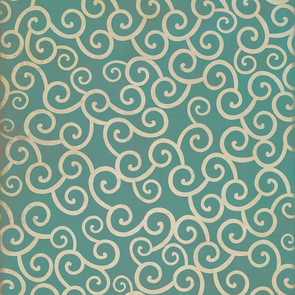 Pattern 4 20,000 Leagues vinyl floor cloth sizes 84x84, 96x96, 120x120