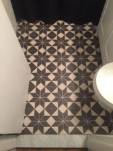 Covering your floor is simple with vinyl floor cloths! DIY with scissors. Covering your floor is simple with vinyl floor cloths! DIY with scissors.