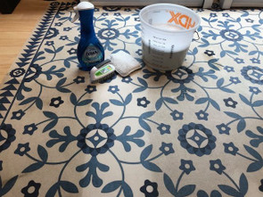 How to deep clean your Spicher Vinyl Floorcloth