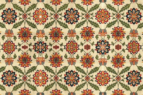 2x3 sepia nostalgia vinyl floor mat by Davanti