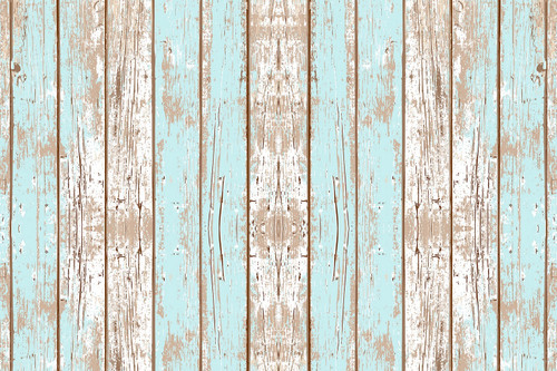 2x3 wooden vintage blue vinyl mat by Davanti