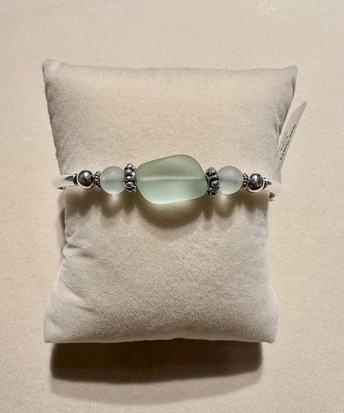 coke bottle sea glass bracelet  coke bottle sea glass bracelet