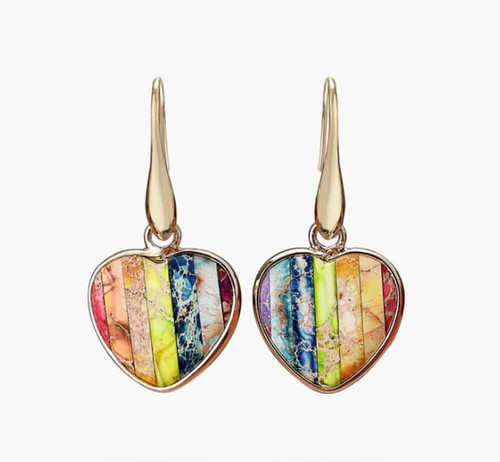 Chakra Heart earrings Chakra Heart earrings