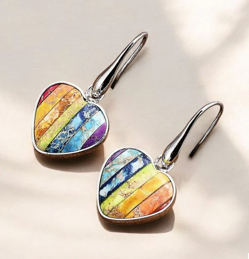 Chakra Heart earrings Chakra Heart earrings